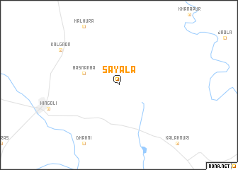 map of Sāyāla