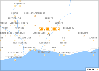 map of Sayalonga