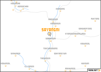 map of Sayang-ni