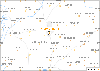 map of Sayang-ni