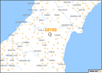 map of Sayao