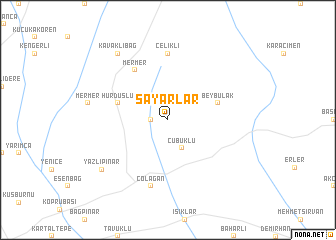 map of Sayarlar