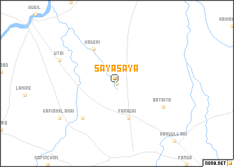 map of Sayasaya