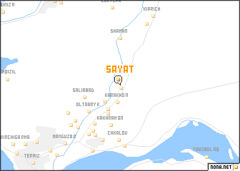 map of (( Sayat ))