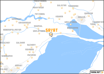 map of (( Sayat ))