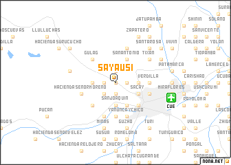 map of Sayausí