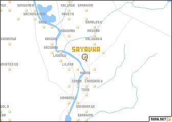 map of Sayavwa