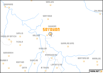 map of Sayawan
