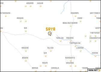 map of Saya