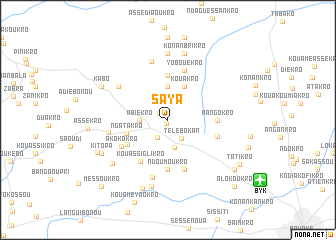 map of Saya