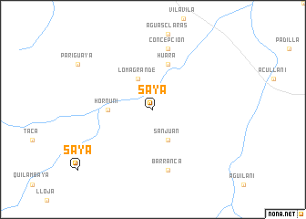 map of Saya