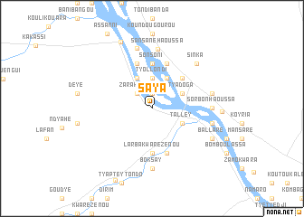 map of Saya