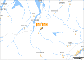 map of Şaybah