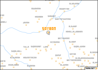 map of Saybān