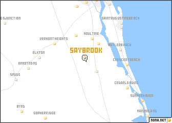 map of Saybrook