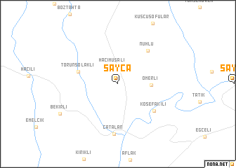 map of Sayca