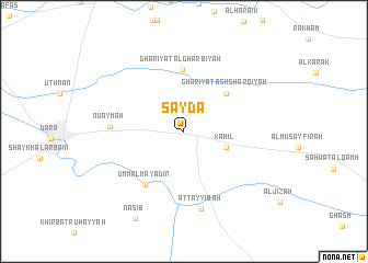 map of Şaydā