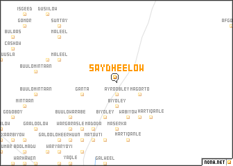 map of Saydheelow