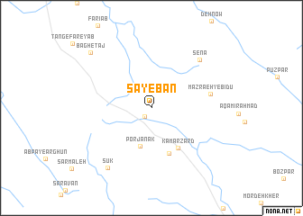 map of Sāyebān