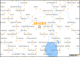 map of Sayebin