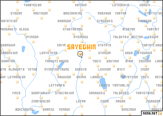 map of Sayegwin