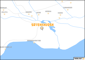 map of Sāyeh Khvosh