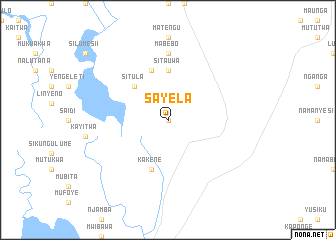 map of Sayela