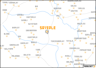 map of Sayeple
