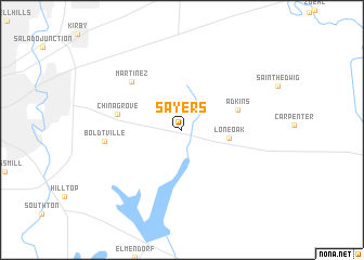 map of Sayers