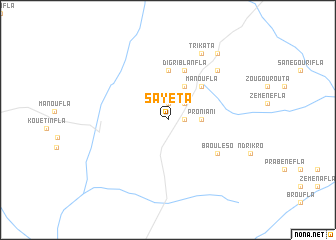 map of Sayéta