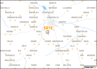 map of Sayé