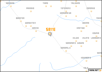 map of Saye