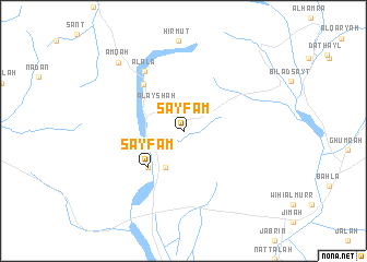 map of Sayfam
