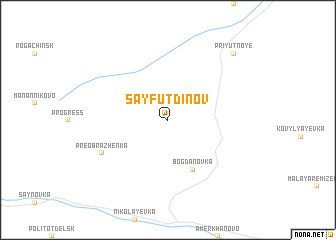 map of Sayfutdinov