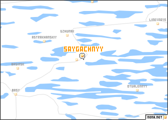 map of Saygachnyy