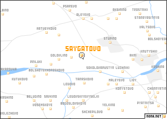 map of Saygatovo