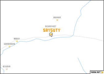 map of Sayguty