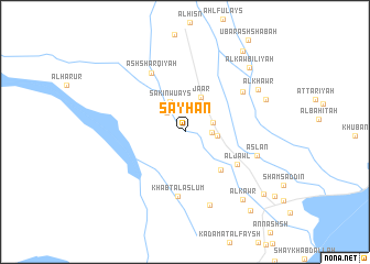 map of Sayḩān