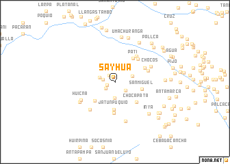 map of Sayhua