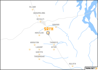 map of Sayḩ