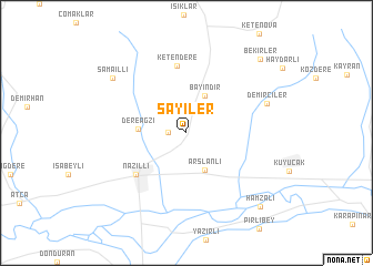 map of Sayıler