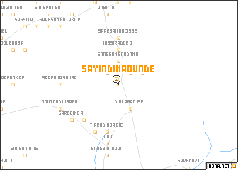 map of Sayindi Maoundé