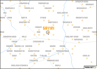 map of Sayiri