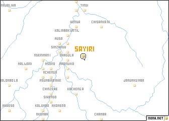 map of Sayiri