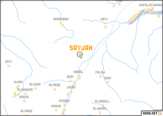 map of Sayjah