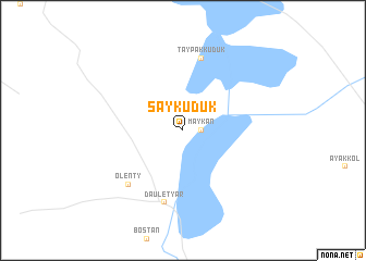 map of Say-Kuduk