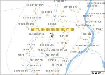 map of Saylah ash Sharqīyah