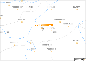 map of Saylakkaya