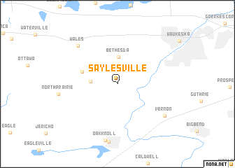 map of Saylesville