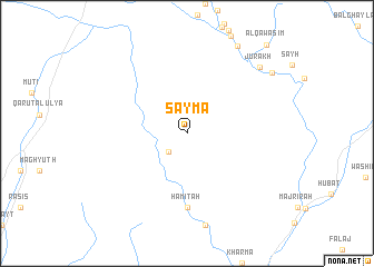 map of Saymāʼ